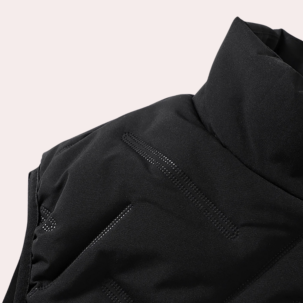Comfortable Men's Bodywarmer - Daan-Black-S-Nora Luxe