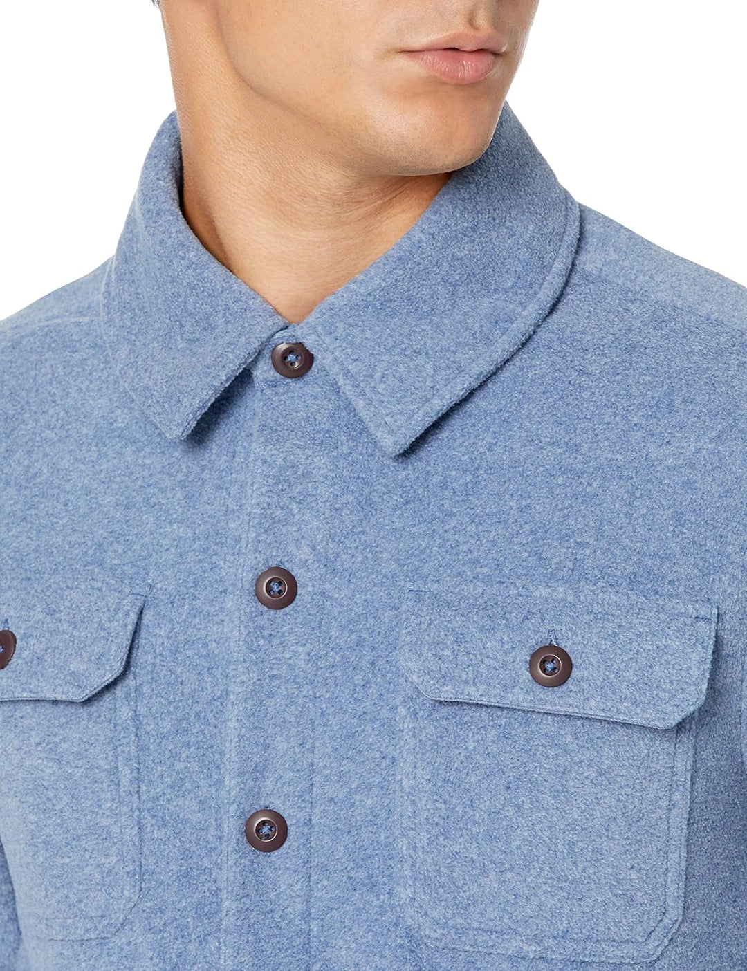 Comfortable Men's Fleece Shirt - Max-Black-S-Nora Luxe