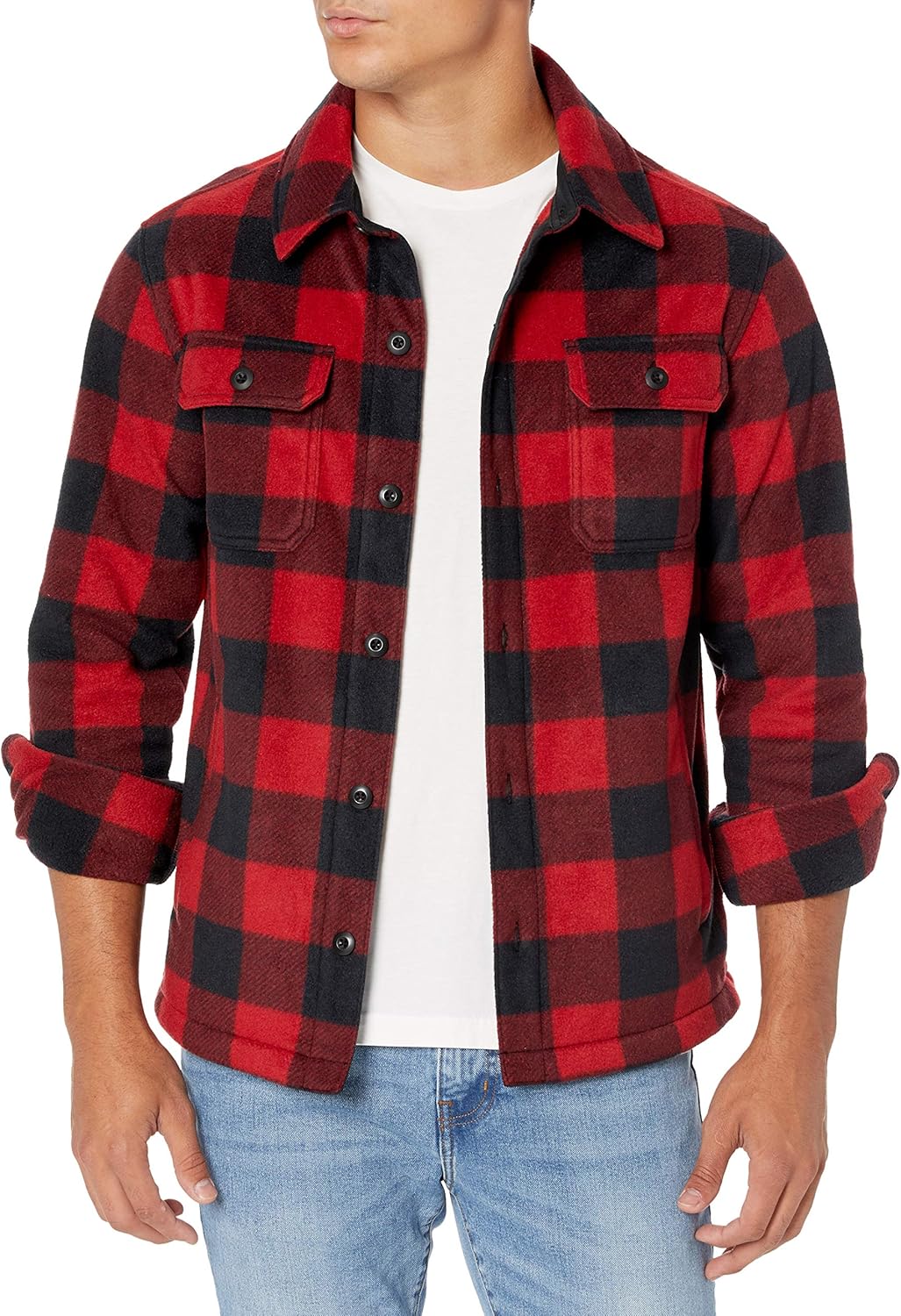 Comfortable Men's Fleece Shirt - Max-Black-S-Nora Luxe