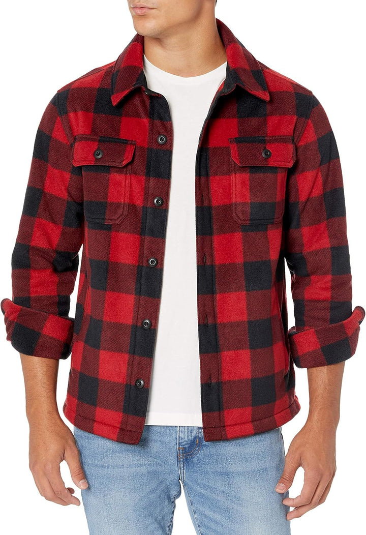 Comfortable Men's Fleece Shirt - Max-Black-S-Nora Luxe