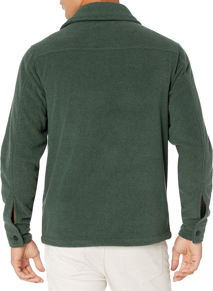 Comfortable Men's Fleece Shirt - Max-Black-S-Nora Luxe