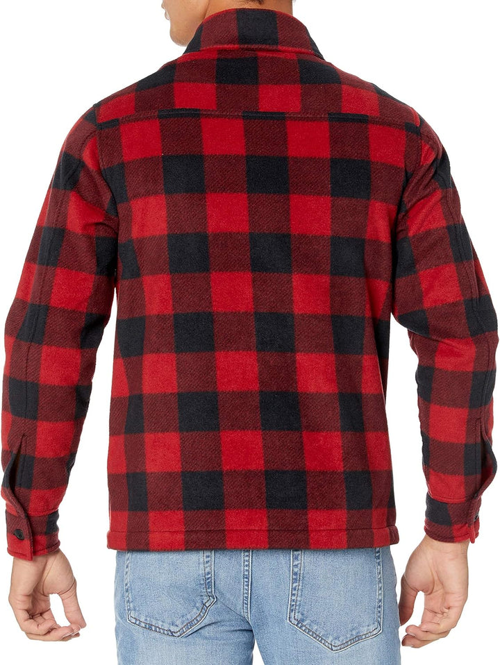 Comfortable Men's Fleece Shirt - Max-Black-S-Nora Luxe