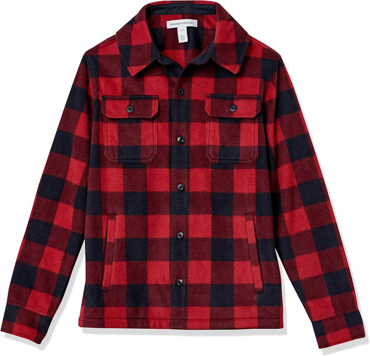 Comfortable Men's Fleece Shirt - Max-Black-S-Nora Luxe