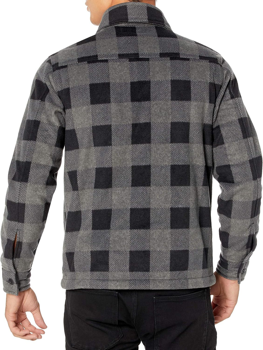 Comfortable Men's Fleece Shirt - Max-Black-S-Nora Luxe