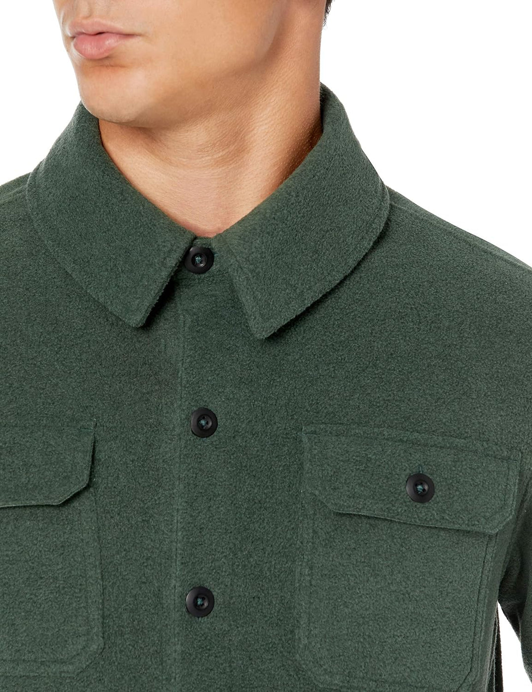 Comfortable Men's Fleece Shirt - Max-Black-S-Nora Luxe