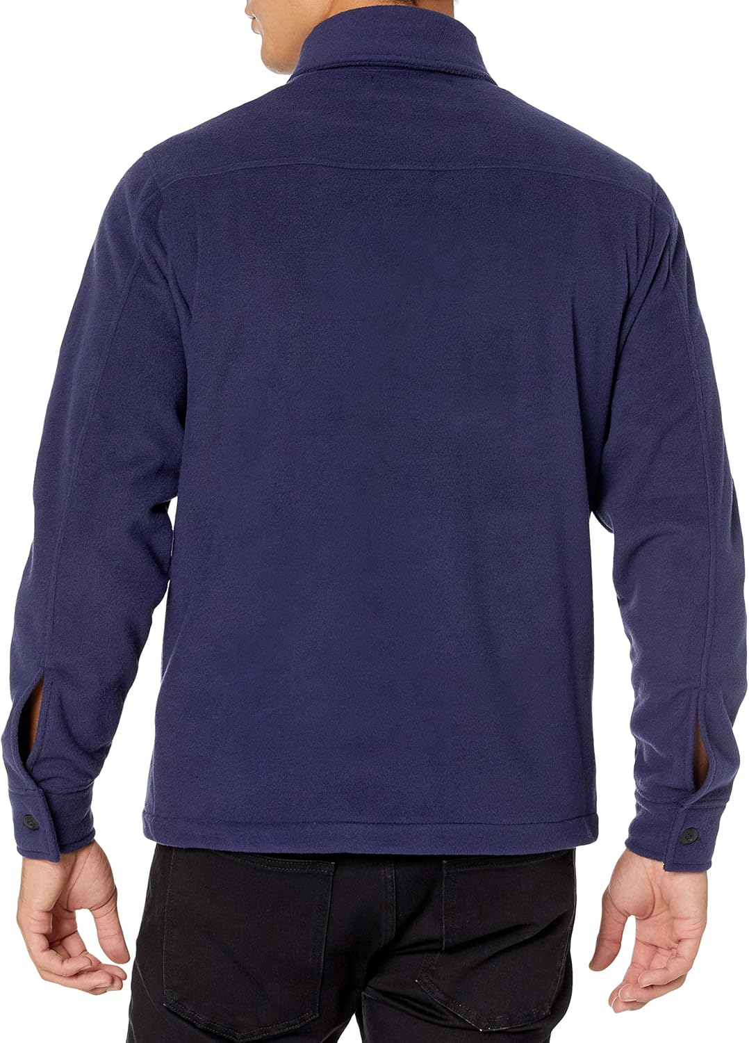 Comfortable Men's Fleece Shirt - Max-Black-S-Nora Luxe