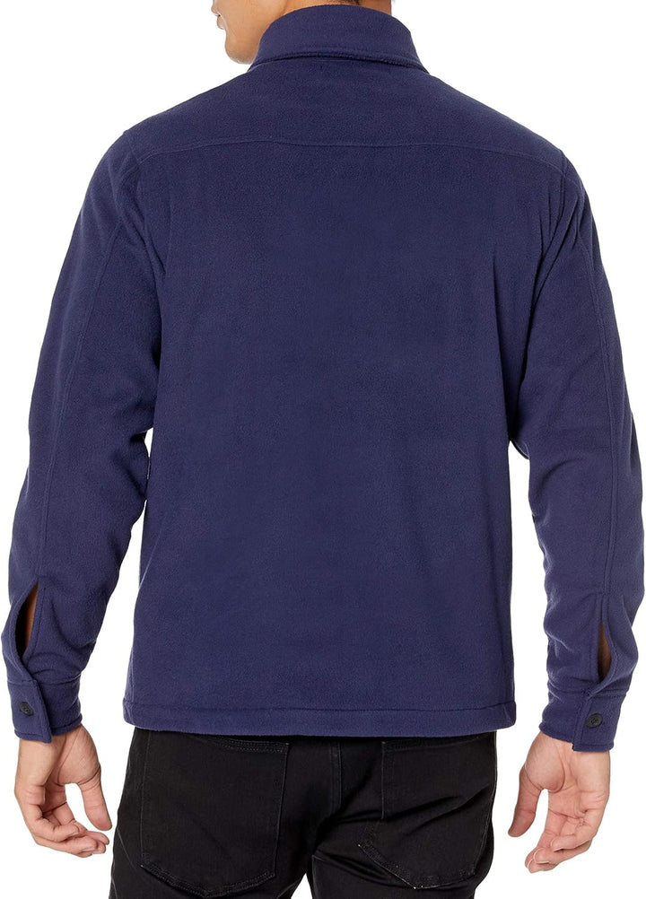 Comfortable Men's Fleece Shirt - Max-Black-S-Nora Luxe