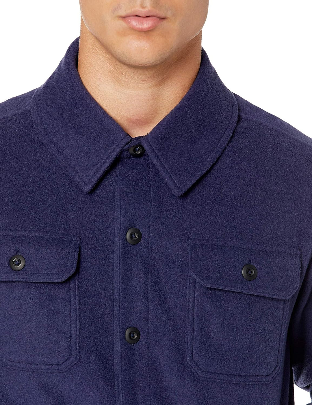 Comfortable Men's Fleece Shirt - Max-Black-S-Nora Luxe