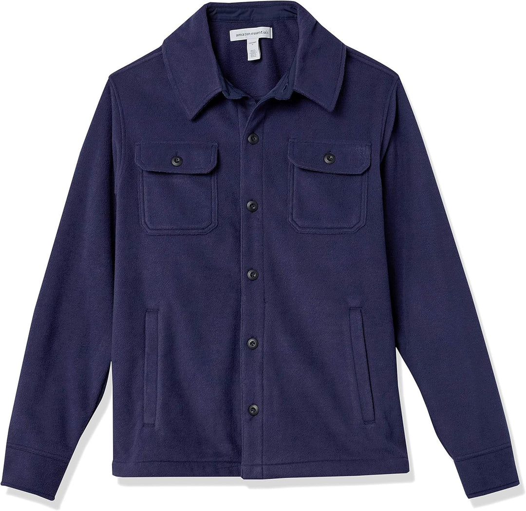 Comfortable Men's Fleece Shirt - Max-Black-S-Nora Luxe