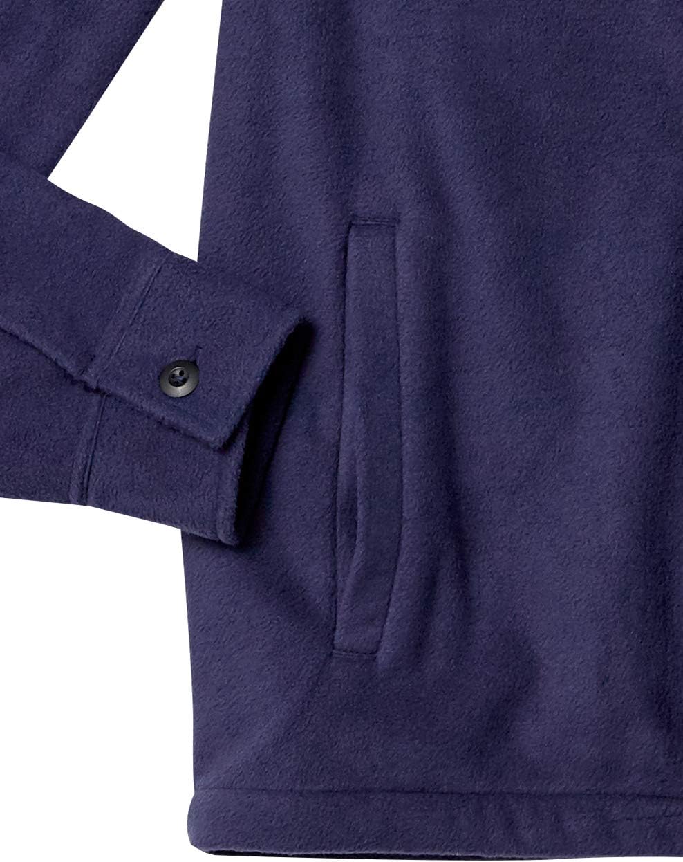 Comfortable Men's Fleece Shirt - Max-Black-S-Nora Luxe