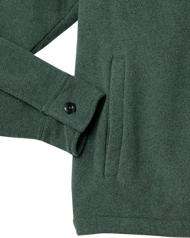 Comfortable Men's Fleece Shirt - Max-Black-S-Nora Luxe