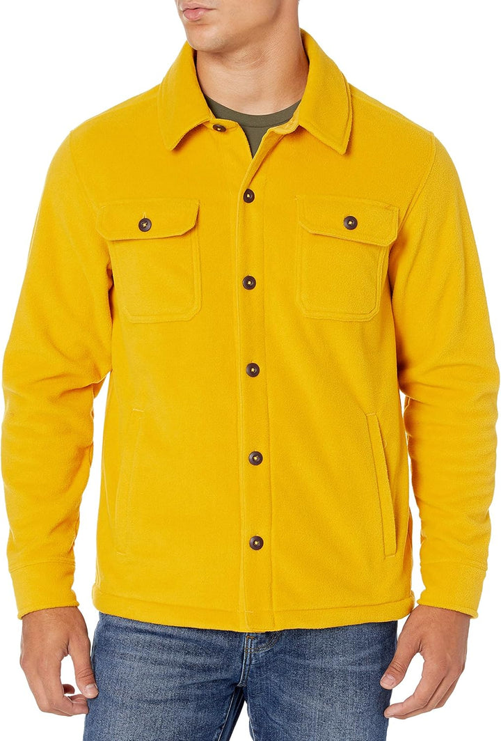 Comfortable Men's Fleece Shirt - Max-Black-S-Nora Luxe
