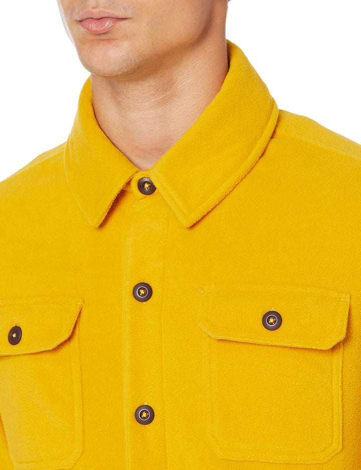 Comfortable Men's Fleece Shirt - Max-Black-S-Nora Luxe
