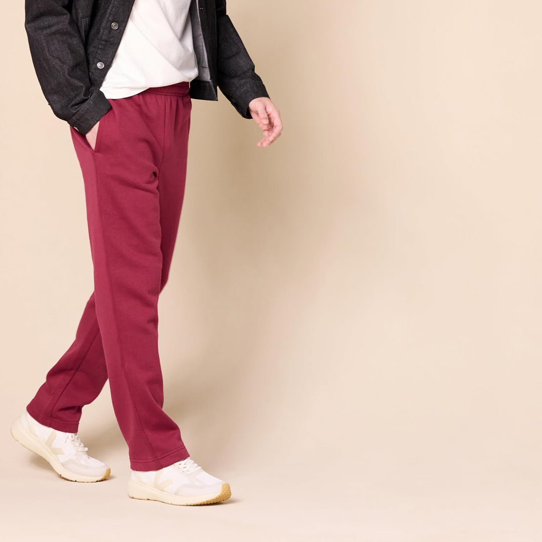 Comfortable Men's Fleece Sweatpants - Luca-Black-S-Nora Luxe