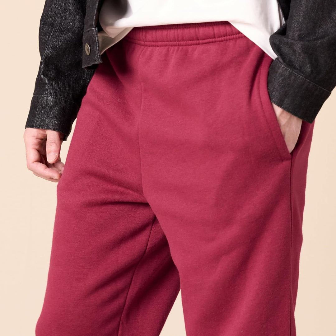 Comfortable Men's Fleece Sweatpants - Luca-Black-S-Nora Luxe