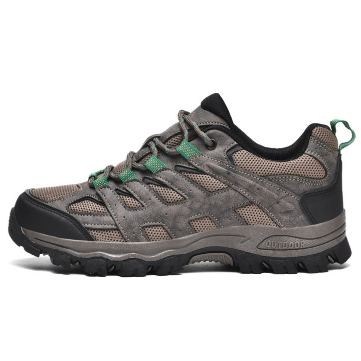 Comfortable Men's Hiking Shoes - TerraTrek-6-Brown-Nora Luxe