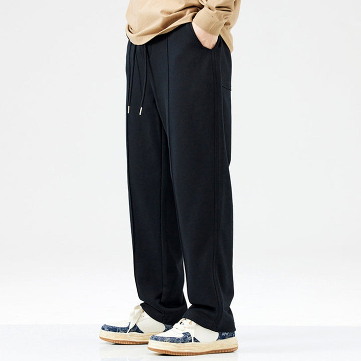 Comfortable Men's Jogging Trousers - Liam-Black-L-Nora Luxe