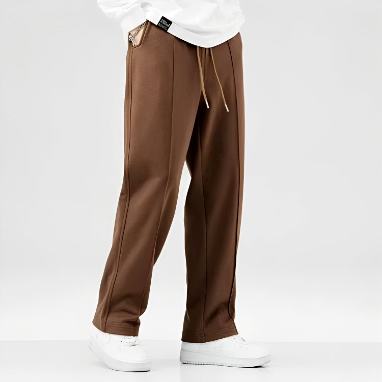 Comfortable Men's Jogging Trousers - Liam-Brown-L-Nora Luxe