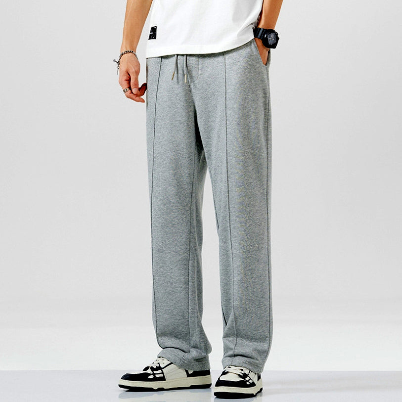 Comfortable Men's Jogging Trousers - Liam-Khaki-L-Nora Luxe