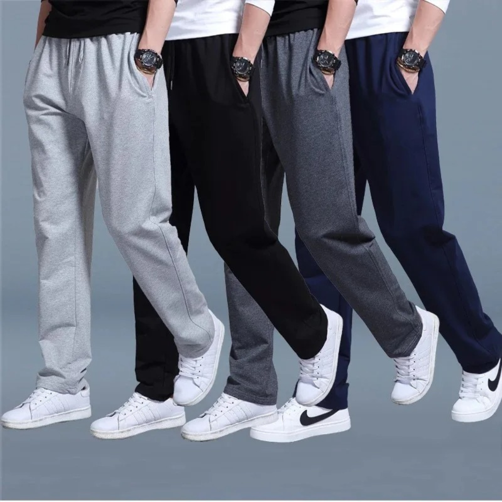 Comfortable Men's Jogging Trousers - Mikael-Black-M-Nora Luxe