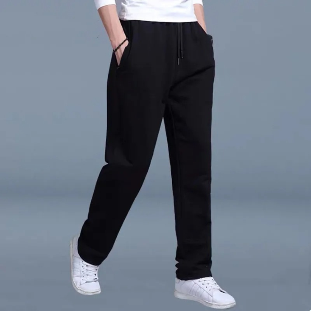 Comfortable Men's Jogging Trousers - Mikael-Black-M-Nora Luxe
