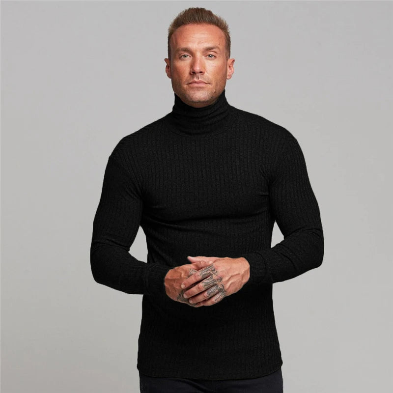 Comfortable Men's Jumper - Oliver-Black-M-Nora Luxe