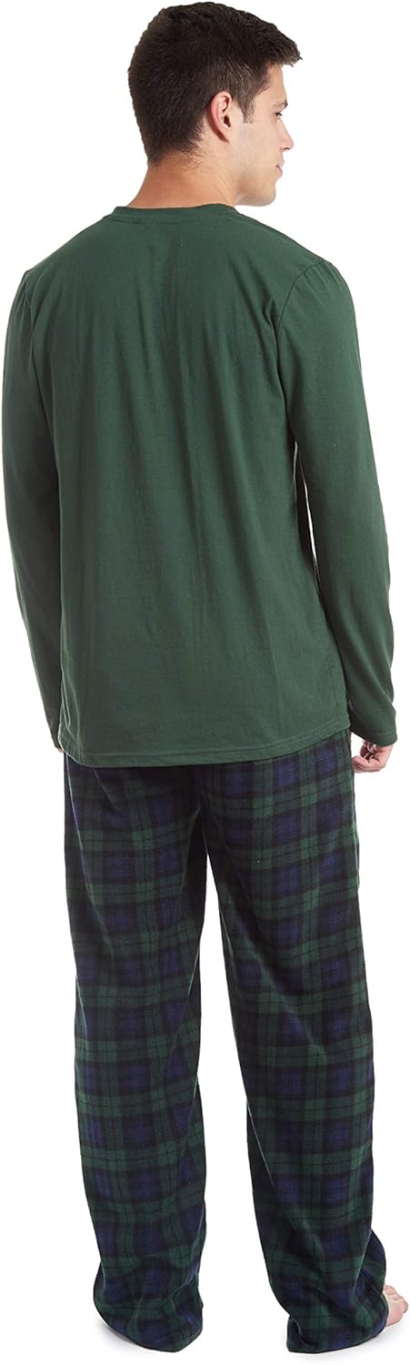 Comfortable Men's Pajama Set - Sean-Black Red-S-Nora Luxe