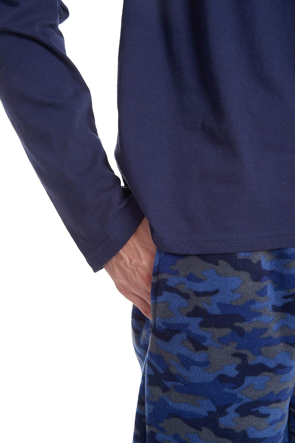 Comfortable Men's Pajama Set - Sean-Black Red-S-Nora Luxe