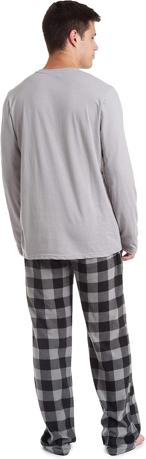 Comfortable Men's Pajama Set - Sean-Black Red-S-Nora Luxe