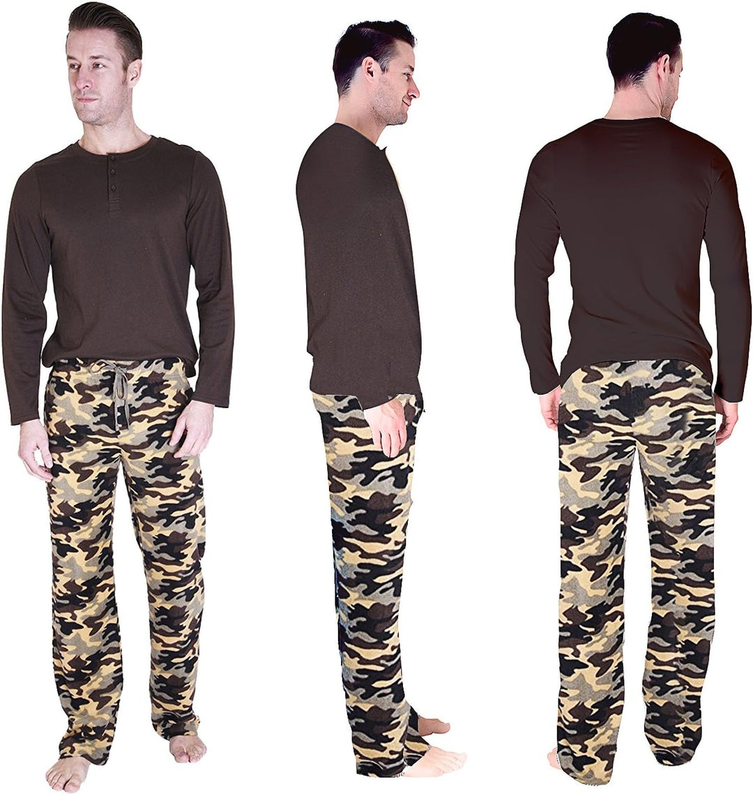 Comfortable Men's Pajama Set - Sean-Camouflage-S-Nora Luxe