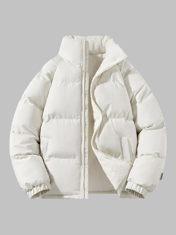 Comfortable Men's Puffer Jacket - Arlo-Beige-S-Nora Luxe