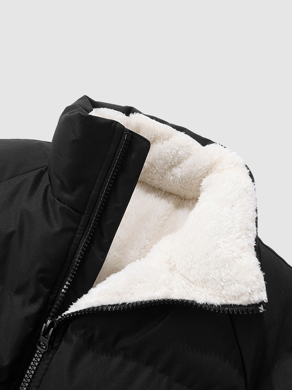 Comfortable Men's Puffer Jacket - Arlo-Brown-S-Nora Luxe