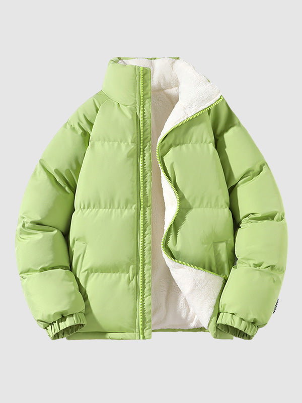 Comfortable Men's Puffer Jacket - Arlo-Green-S-Nora Luxe