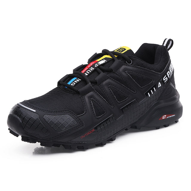 Comfortable Men's Shoe for Hiking and Trekking - RoverTrail-Black-6-Nora Luxe