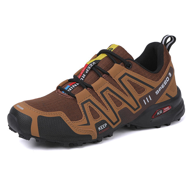 Comfortable Men's Shoe for Hiking and Trekking - RoverTrail-Brown-6-Nora Luxe