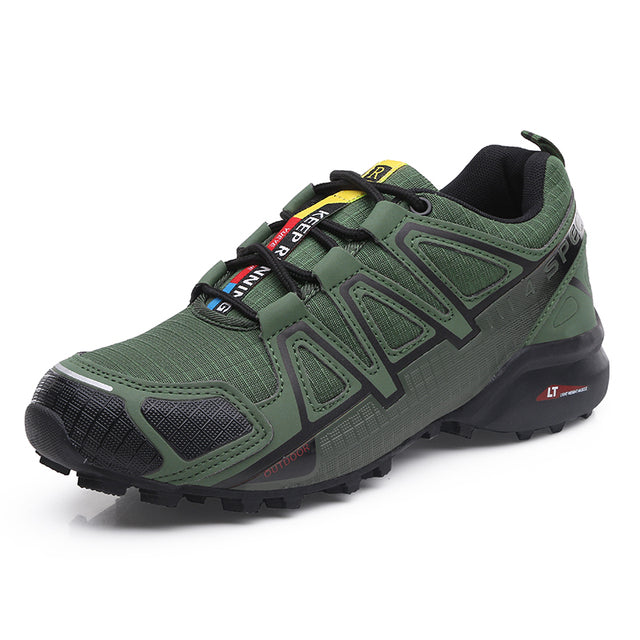 Comfortable Men's Shoe for Hiking and Trekking - RoverTrail-Green-6-Nora Luxe