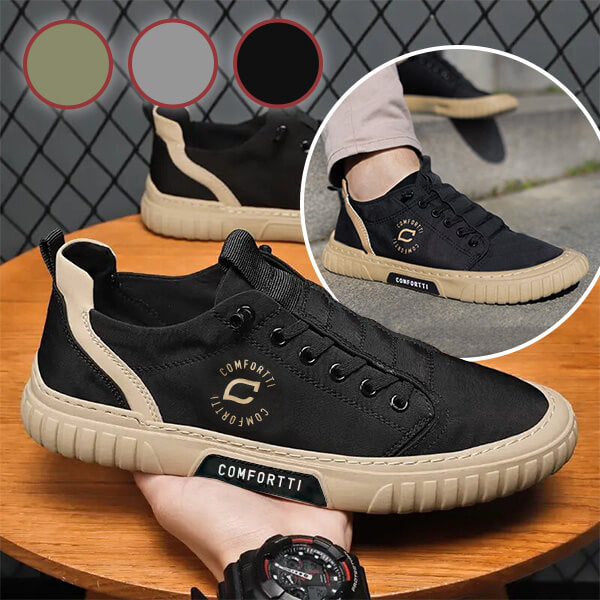 Comfortable Men's Sneaker – Daan-Black-6.5-Nora Luxe