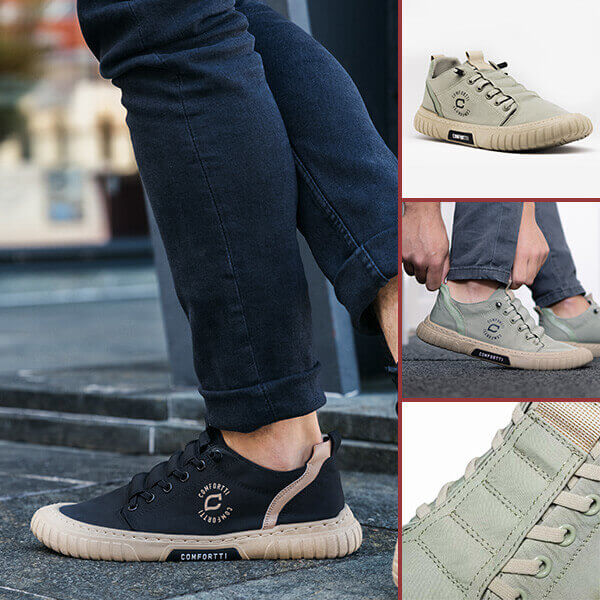 Comfortable Men's Sneaker – Daan-Black-6.5-Nora Luxe