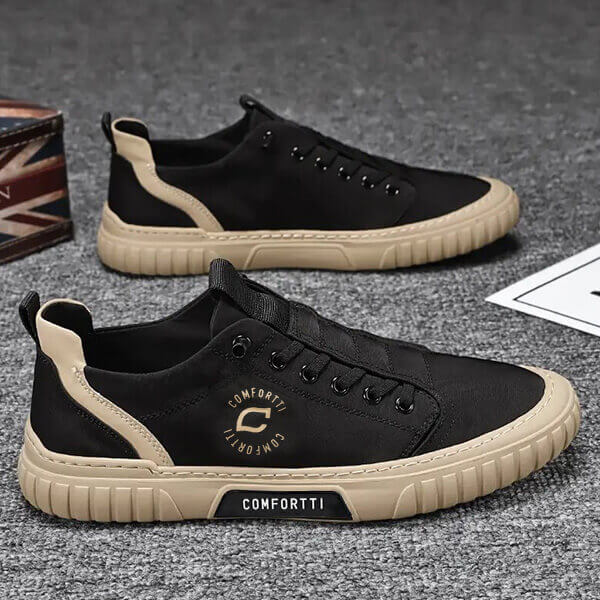 Comfortable Men's Sneaker – Daan-Black-6.5-Nora Luxe