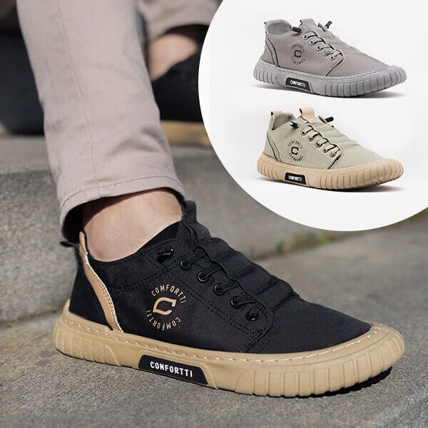 Comfortable Men's Sneaker – Daan-Black-6.5-Nora Luxe