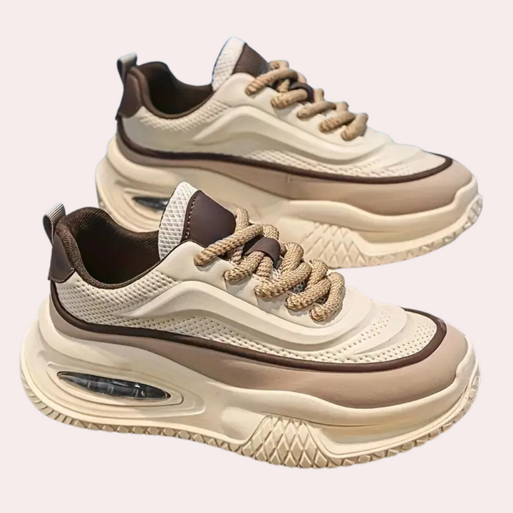 Comfortable Men's Sneakers - Noah-Beige-6-Nora Luxe