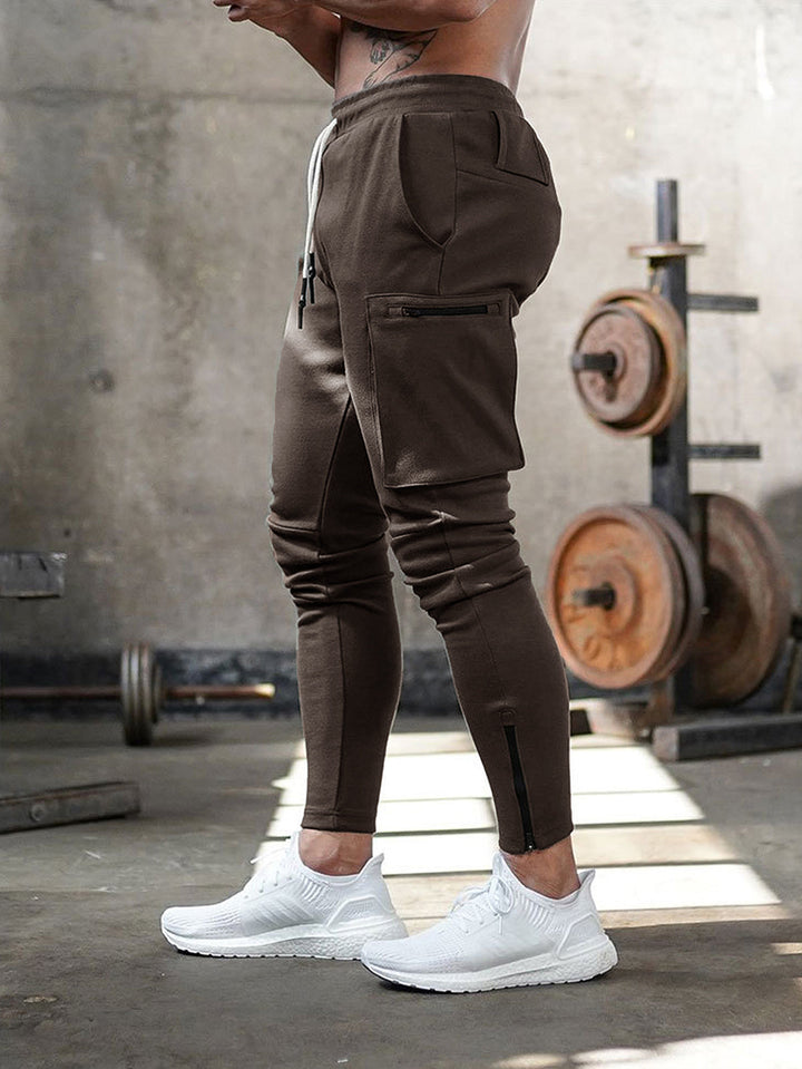 Comfortable Men's Sports Trousers - Max-Gray-S-Nora Luxe