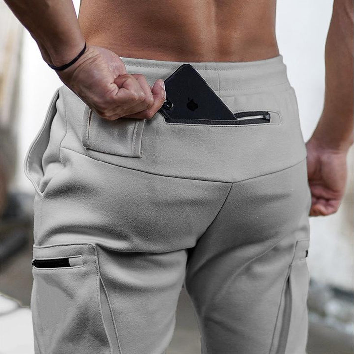 Comfortable Men's Sports Trousers - Max-Gray-S-Nora Luxe