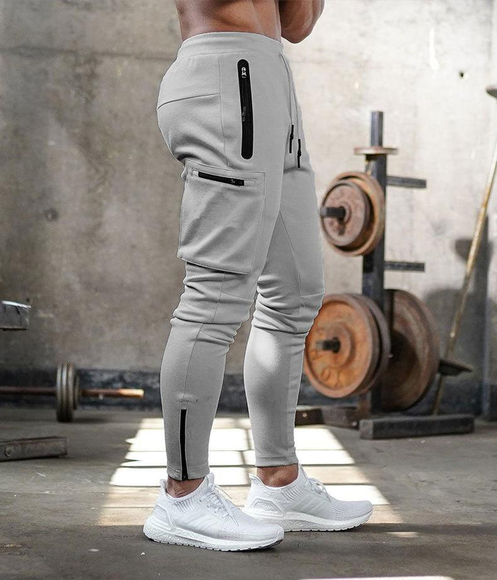 Comfortable Men's Sports Trousers - Max-Gray-S-Nora Luxe