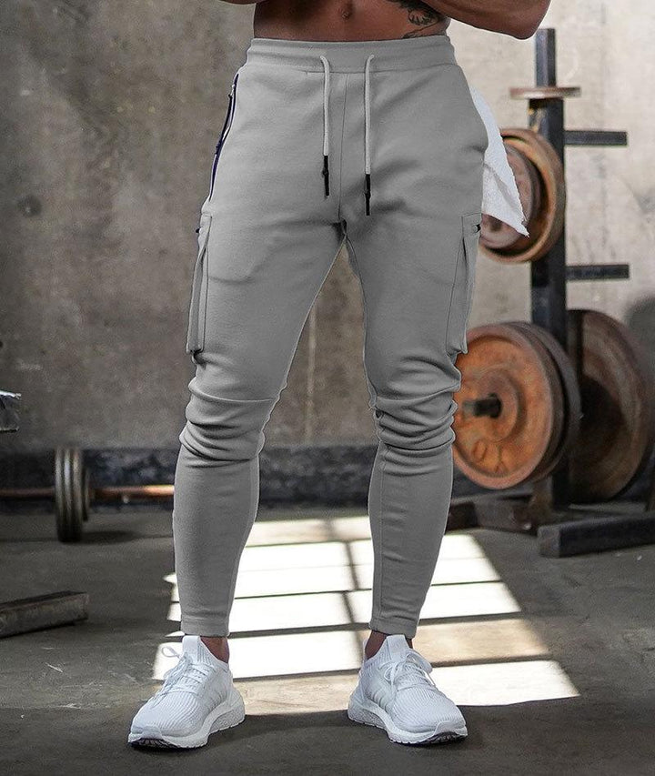 Comfortable Men's Sports Trousers - Max-Gray-S-Nora Luxe