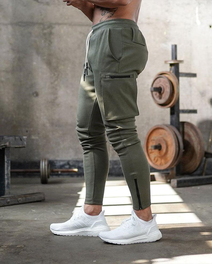 Comfortable Men's Sports Trousers - Max-Gray-S-Nora Luxe