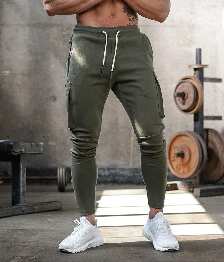 Comfortable Men's Sports Trousers - Max-Gray-S-Nora Luxe