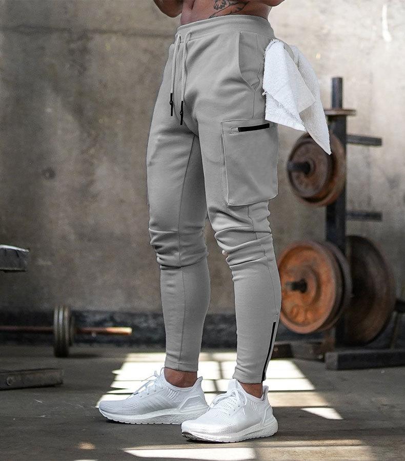 Comfortable Men's Sports Trousers - Max-Gray-S-Nora Luxe