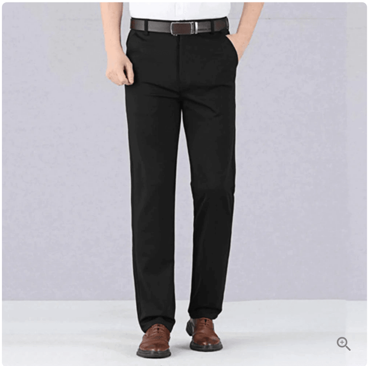 Comfortable Men's Stretch Trousers - Oliver-Blue-29-Nora Luxe