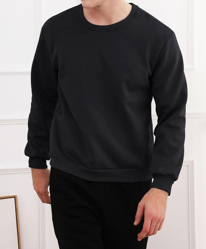 Comfortable Men's Sweatshirt - Finn-Black Hoodie-S-Nora Luxe